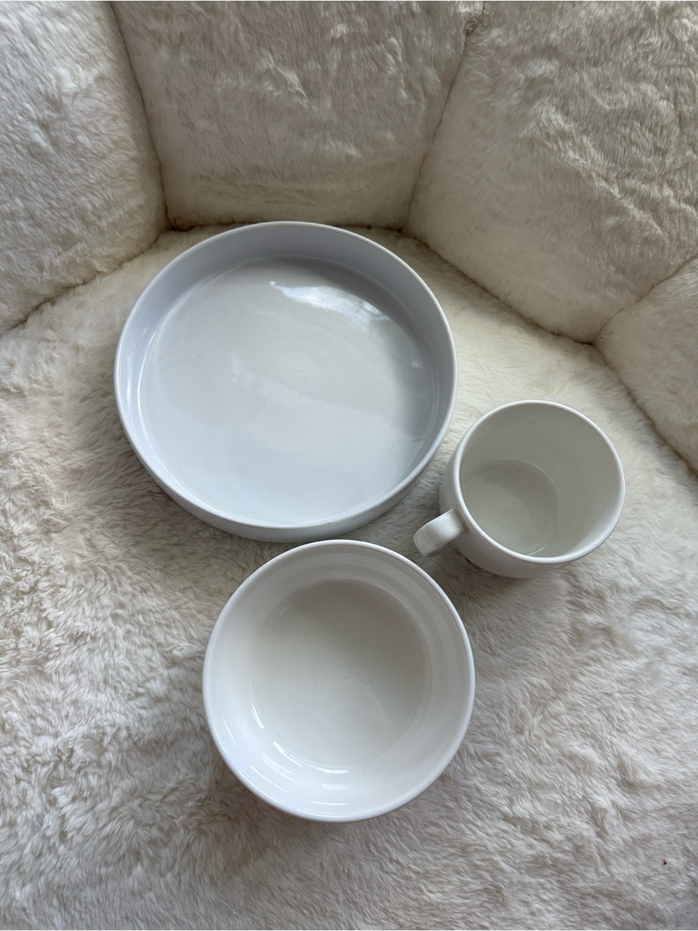 Target Ceramic Ivory white dinner set kitchen single person use
